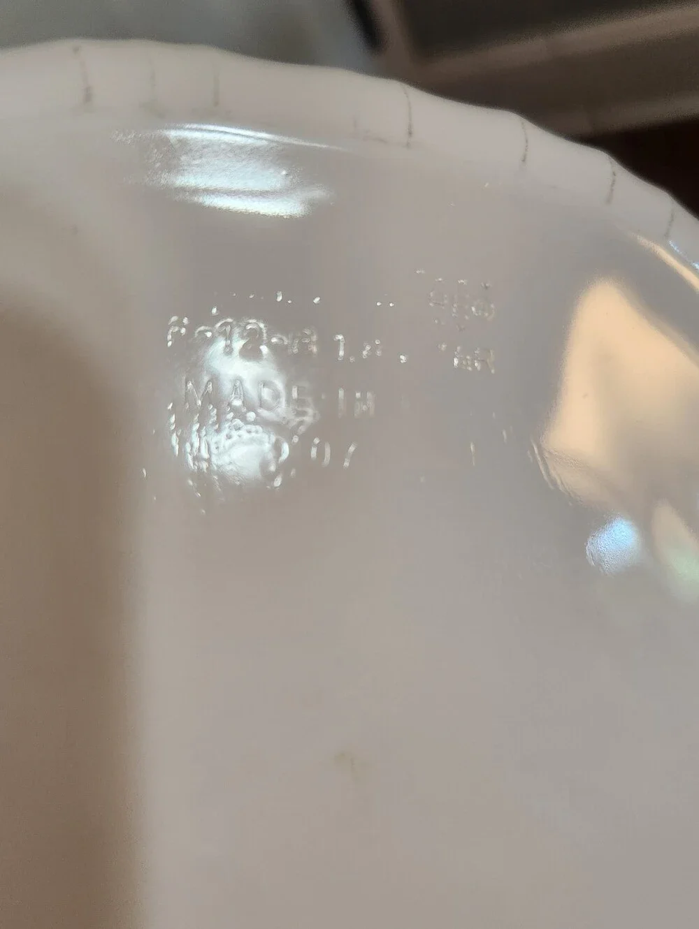 Corningware French White Pyroceram  Dish F 12 B & Lid F 12 C